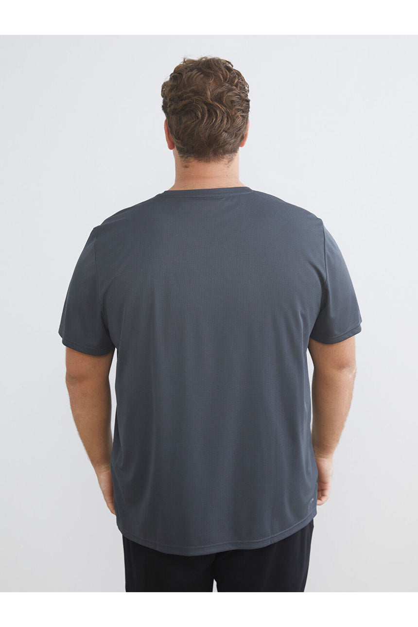 LC Waikiki Erkek Kısa Kollu T-Shirt W5LT31D8 - Koyu Gri
