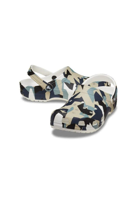 Crocs Unisex Geo Camo Clog Cr3055 - Beyaz