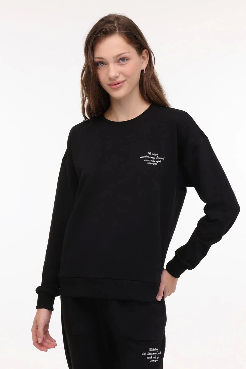 LUMBERJACK 4W WB ANNA 16 4PR SWEATSHIRT - Siyah