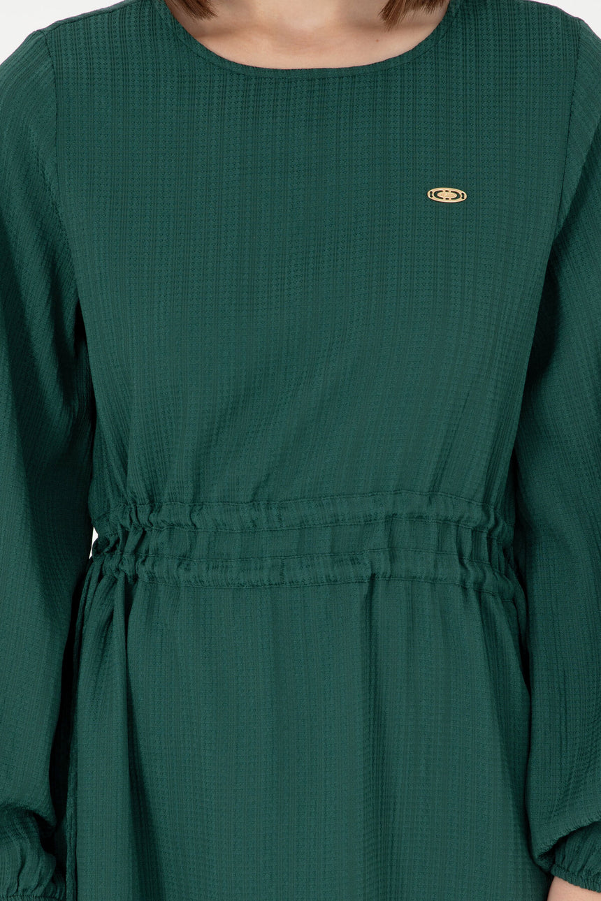 US POLO ASSN BAYAN DOKUMA ELBİSE 1941893 - Koyu Yeşil