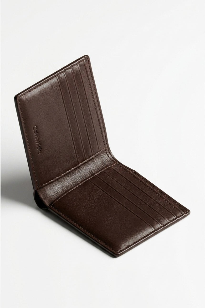 Calvin Klein Erkek RAISED BILL FOLD LV04D1225G - Kahverengi