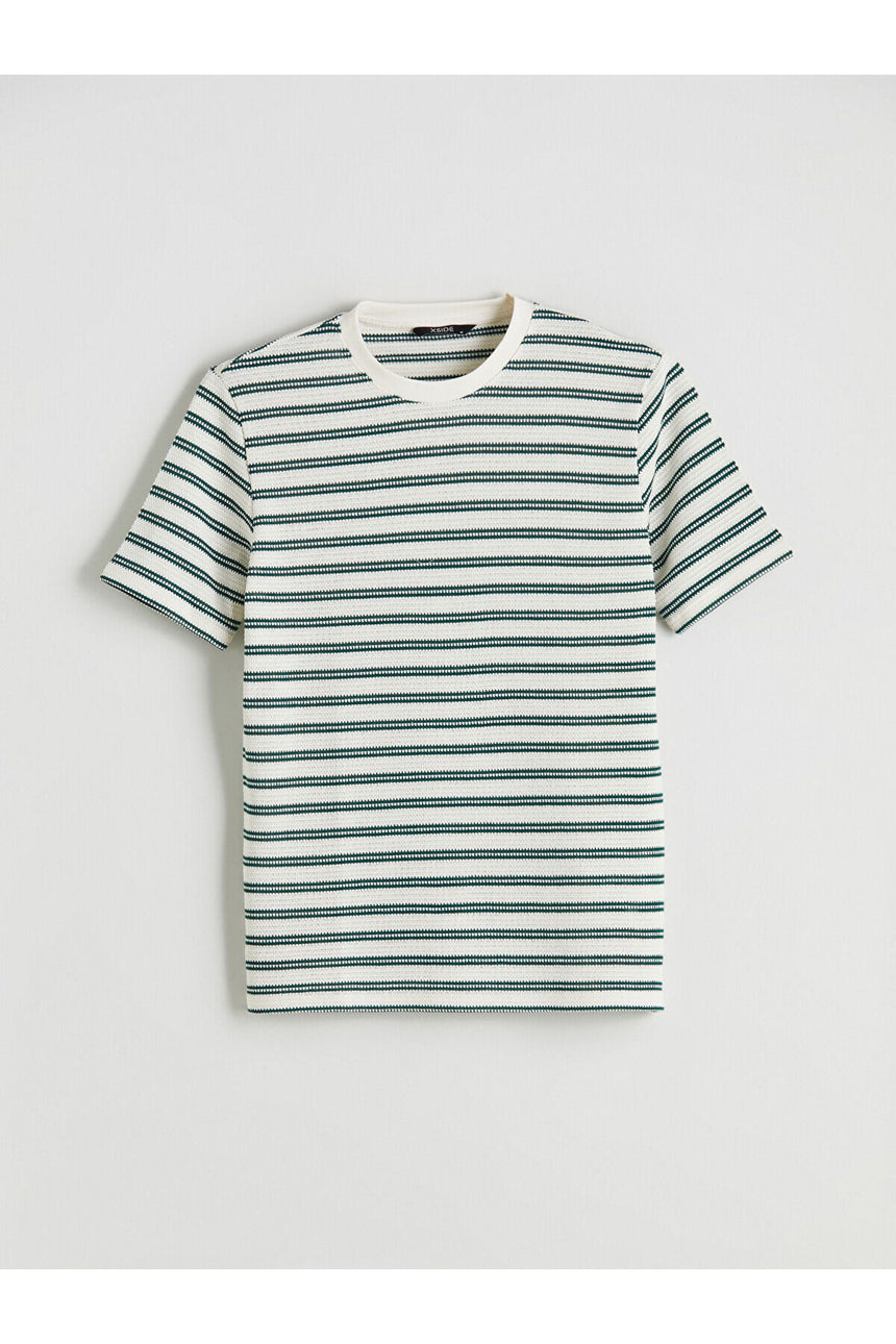 LC Waikiki Erkek Kısa Kollu T-Shirt W5LN95E8 - Yeşil