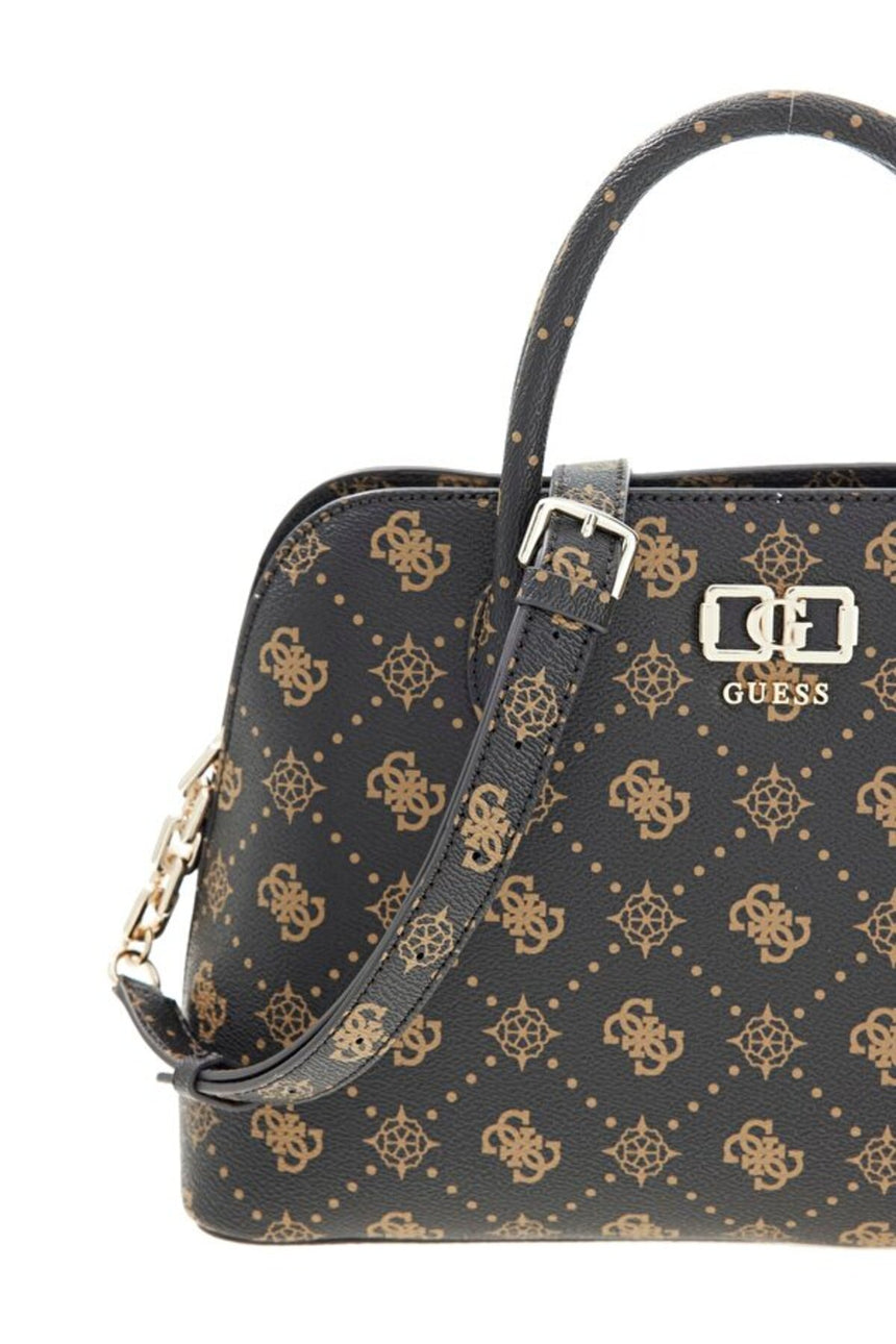 GUESS KADIN EMELIE LOGO 2 COMP SATCHEL HWGP9928060 - Parlak Yeşil