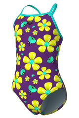 ARENA G ARENA SPRING SWIMSUIT LIGHTDROP BACK 010751980 - Koyu Mor