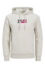 JACK&JONES SWEAT 12268422 - Beyaz/ Gri