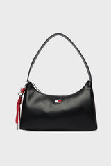 Tommy Hilfiger Kadın TJW CITY CHARM SHOULDER BAG AW0AW18458BDS - Siyah