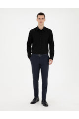 pierre cardin erkek dokuma gömlek 1833516 - Siyah