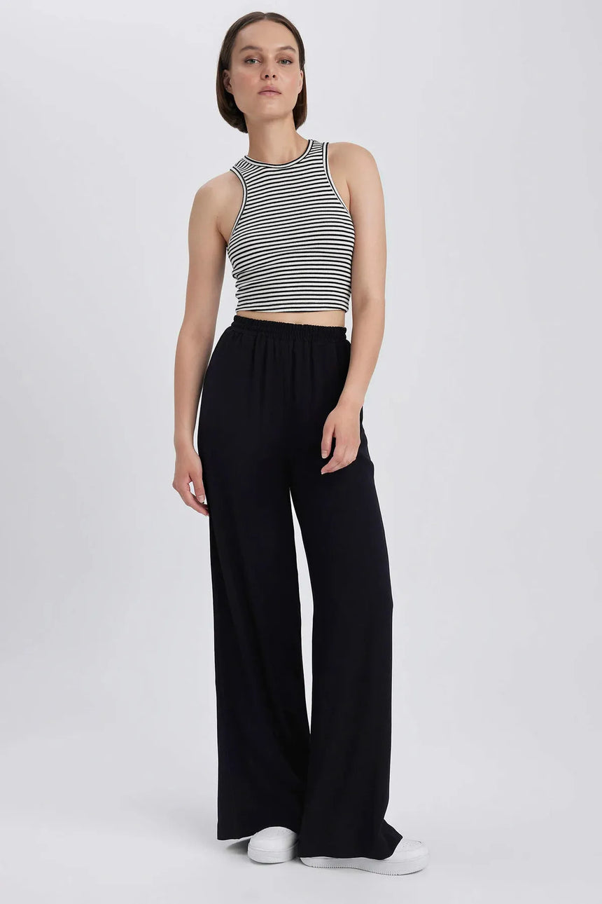 Defacto Kadın Trousers Z5705Az - Siyah