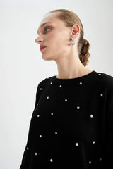 Defacto Kadın Pullover R0726Az - Siyah