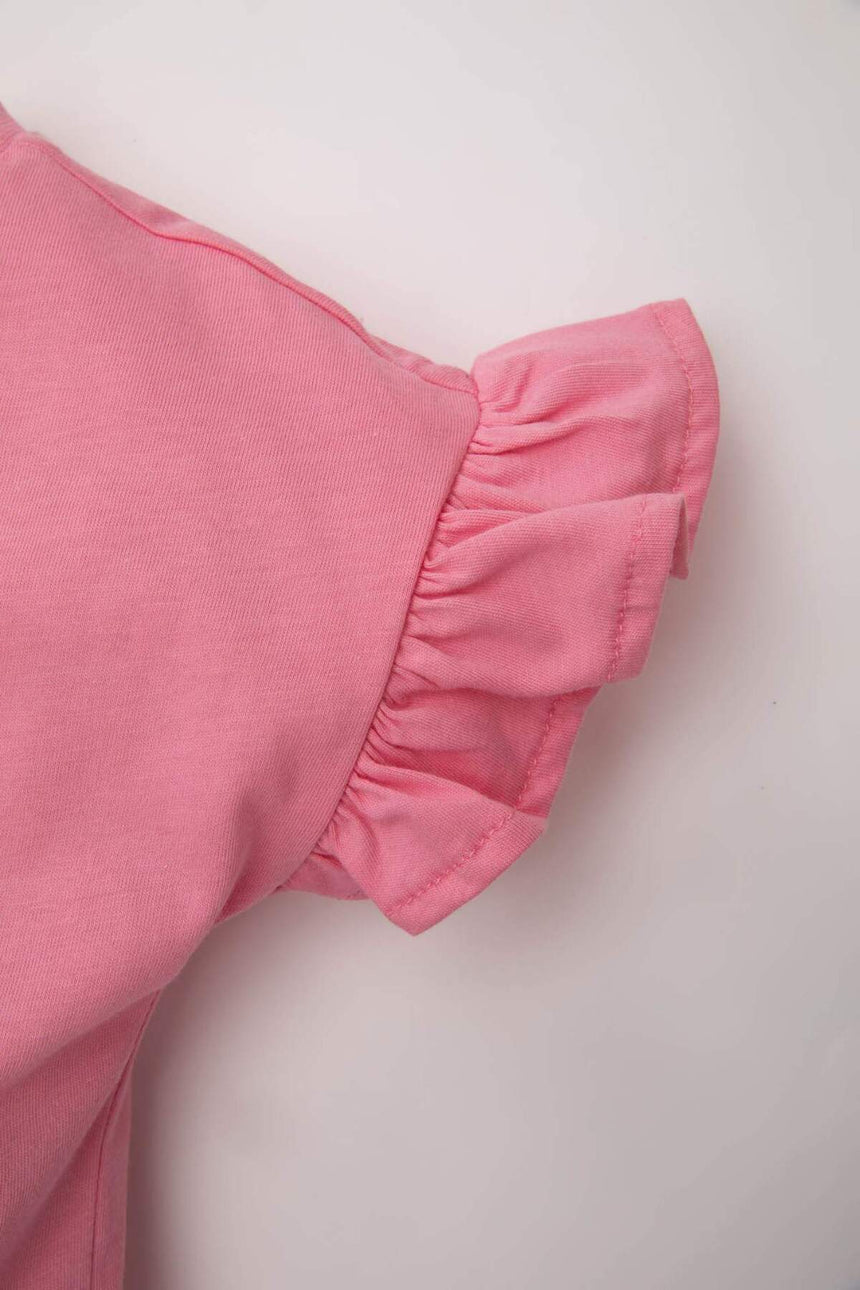DeFacto Z9212A2 Çocuk T-Shirt - Açık Pembe