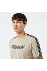 GUESS ERKEK ARLO CN T-SHIRT Z4GI18J1314 - Gri