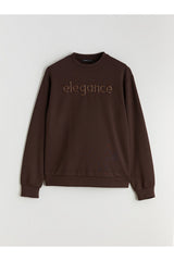 LC Waikiki Kadın Sweatshirt W5K795B8 - Koyu Kahverengi