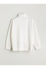 LC Waikiki Kadın Sweatshirt W52840I8 - Kırık Beyaz