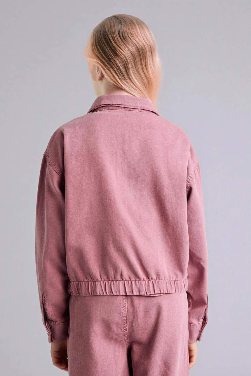 Defacto Çocuk Long Sleeve Shirt G7205A8 - Gül Kurusu