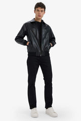 Defacto Erkek PU Mont C5843AX - Siyah