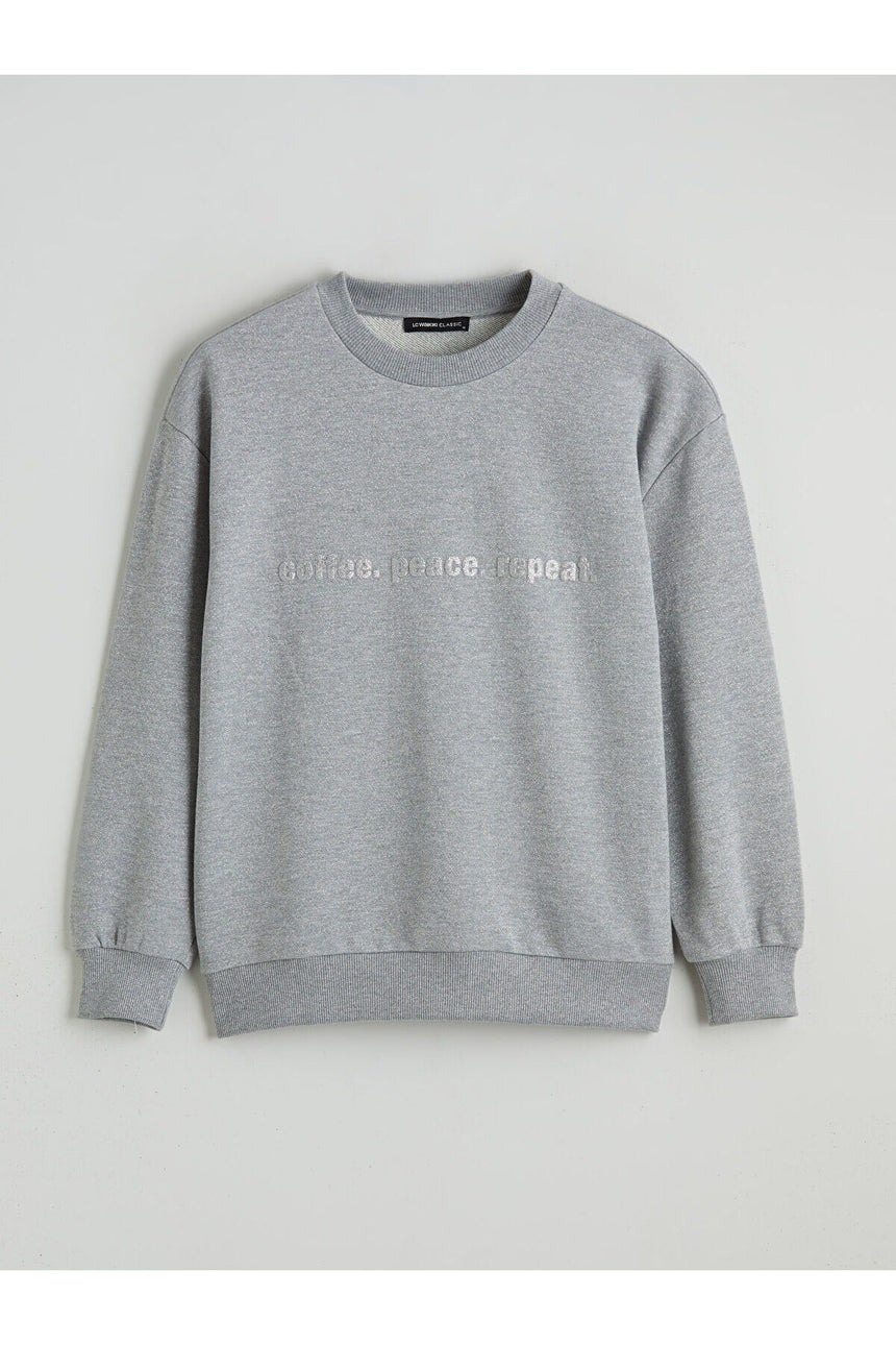 LC Waikiki Kadın Sweatshirt W5NJ82B8 - Gri