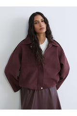 LC Waikiki Kadın Ceket W5MQ27D8 - Bordo