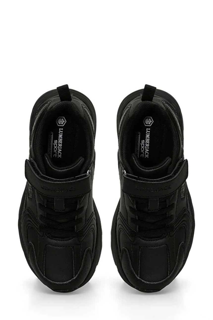 LUMBERJACK 4W POL PU JR 4PR SNEAKER - Siyah
