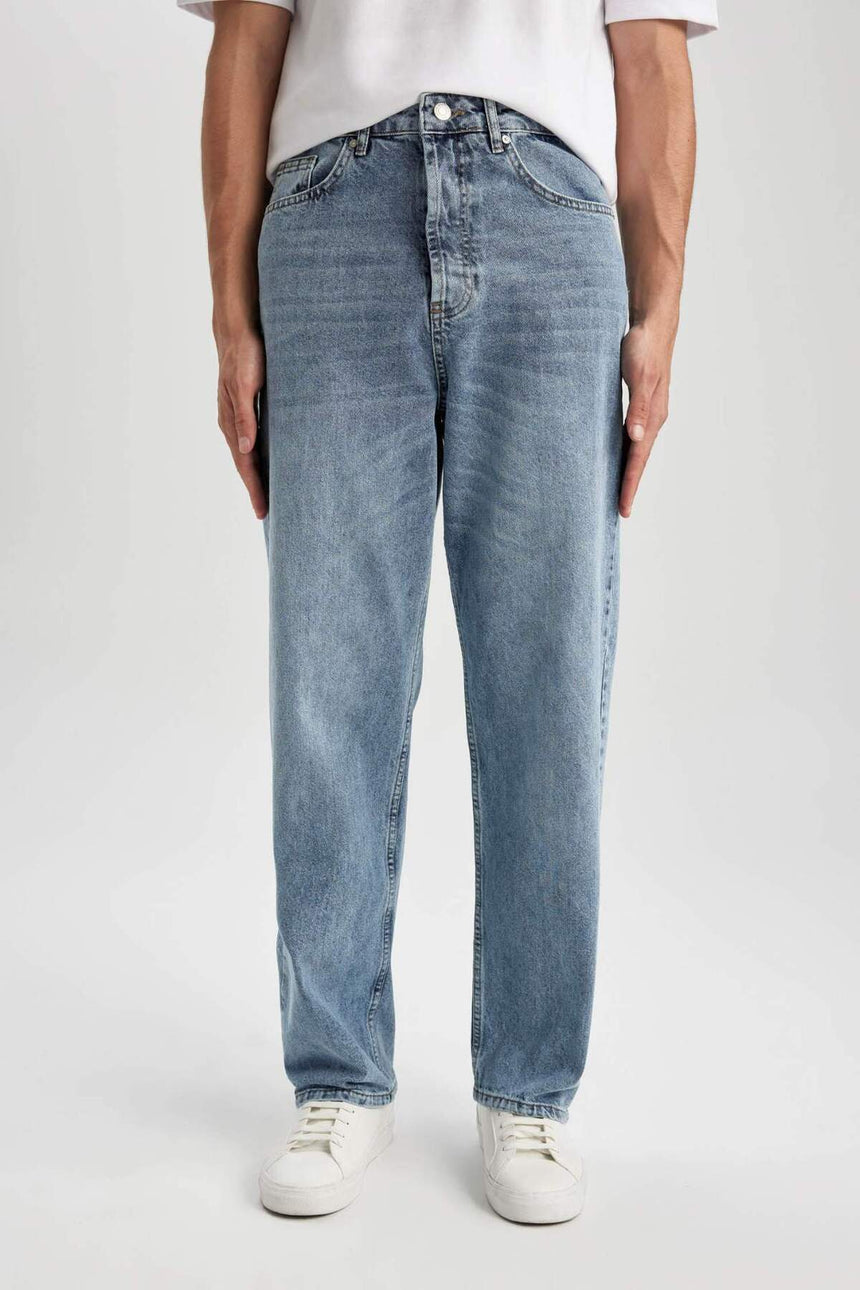 DeFacto Erkek Jean Pantolon B3926AX - Açık Mavi