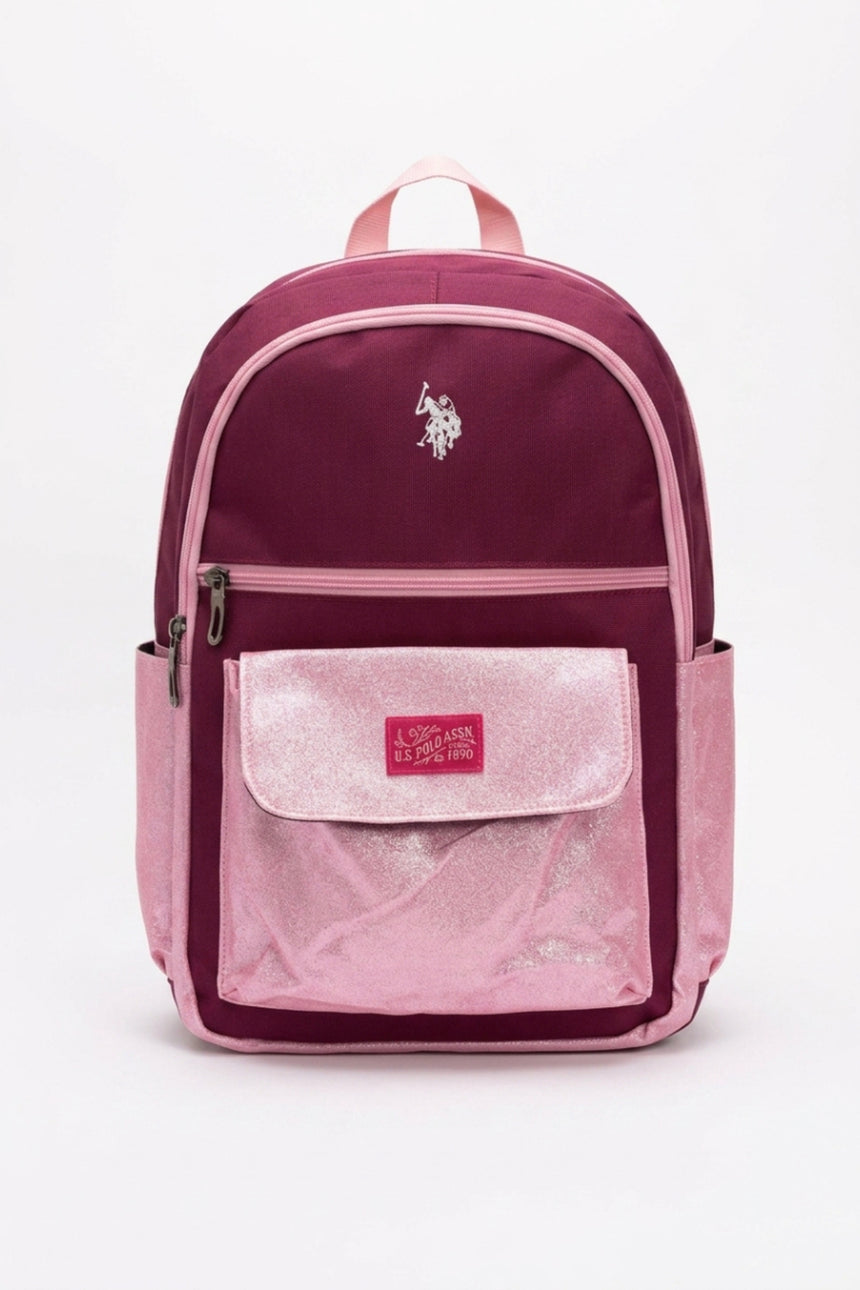 U.S. Polo Assn. Çocuk Sırt Çantası 26053 - Mor / Pembe