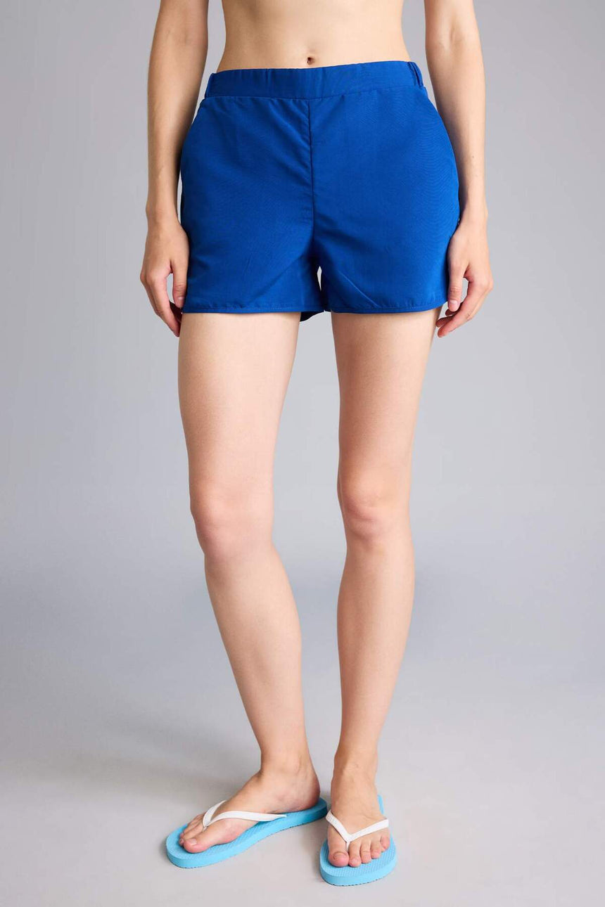 Defacto Kadın Swimming Short T5639Az - Parlak Mavi