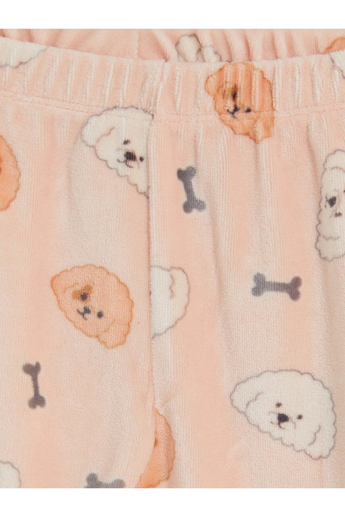 LC Waikiki Kız Çocuk Kadife Pijama Takımı W66171B1 - Pembe