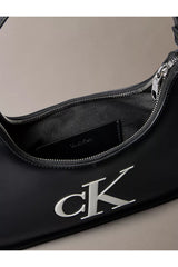 Calvin Klein Kadın BOLD CK SMALL SHOULDER BAG LV04F3230G - Siyah