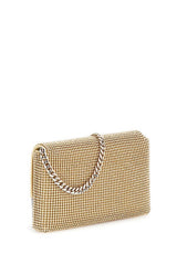 GUESS KADIN ZALINA FLAP CLUTCH HWRP9350700 - Altın Sarısı