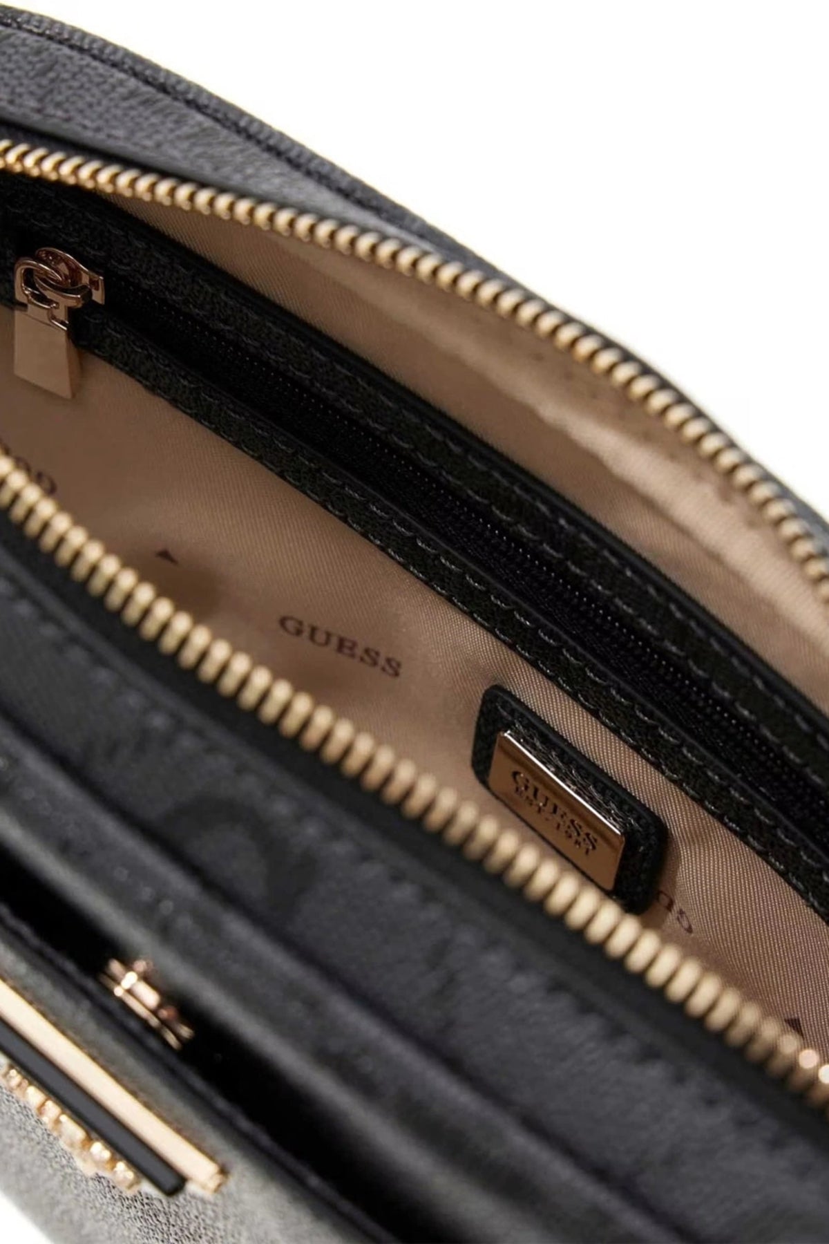 Guess Meridian II Kadın Portföy Çanta HWOS6974140 - Ekru / Krem