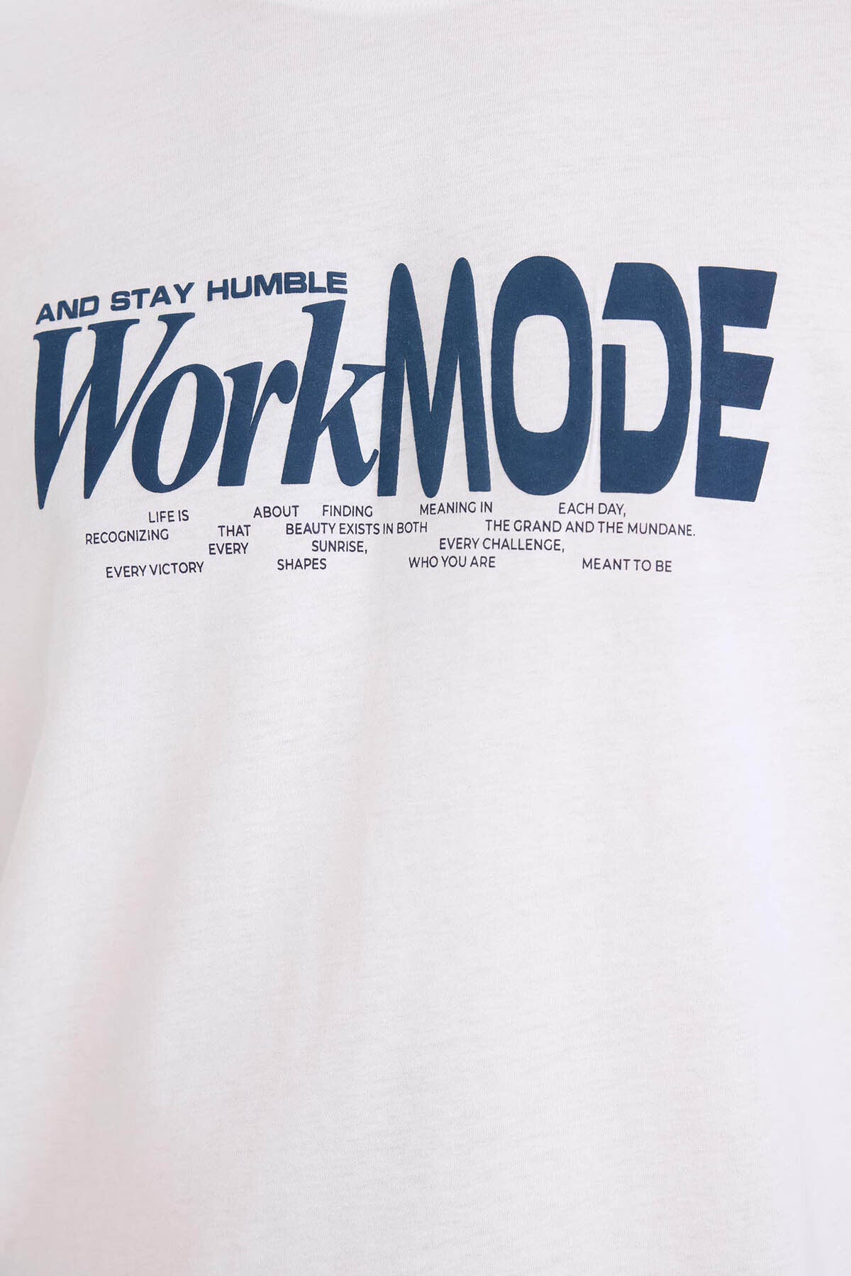 DeFacto Erkek Kısa Kollu T-Shirt F8127AX - Beyaz