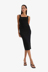 Defacto Kadın Short Sleeve Knitted Dress Z7577Az - Siyah