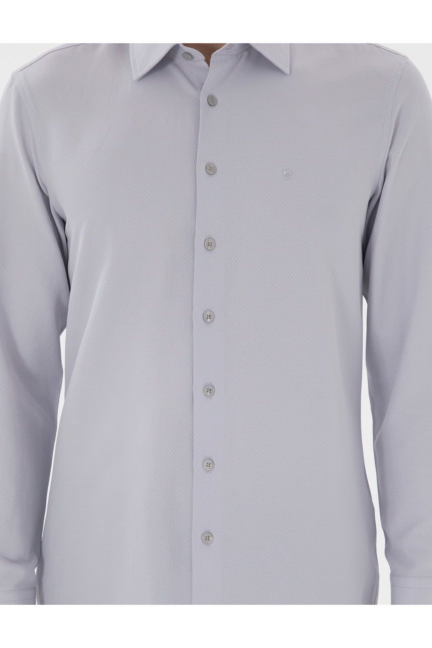pierre cardin erkek dokuma gömlek 2126254 - Gri