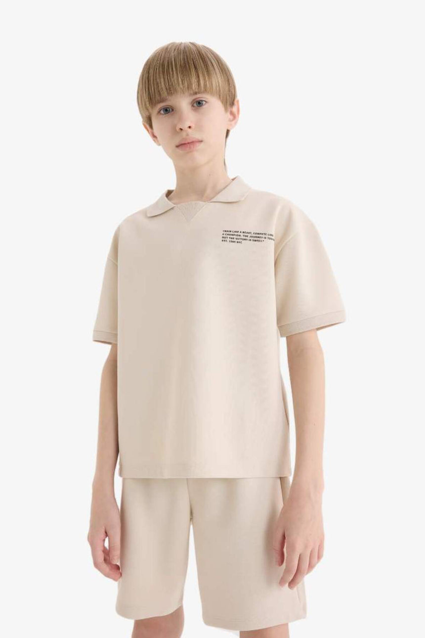 Defacto Çocuk Knitted Set E2822A8 - Açık Kahve