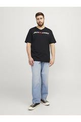 JACK&JONES JJECORP LOGO TEE SS CREW NECK NOOS PLS 12184987 - Siyah