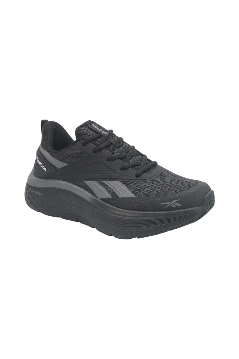 Sporline Reebok Prime Walk Ultra II siyah kadın tekstil sneaker, FuelFoam tabanlı rahat yürüyüş ayakkabısı