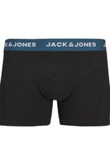 JACK&JONES JACOLIVER SOLID TRUNKS 5 PACK BOX 12259103 - Siyah
