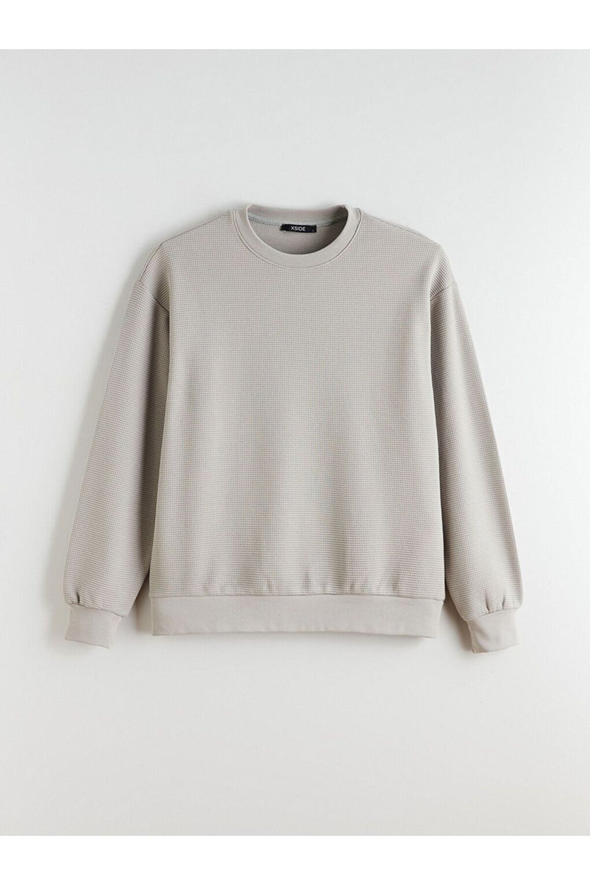 LC Waikiki Erkek Sweatshirt W5MR36E8 - Gri