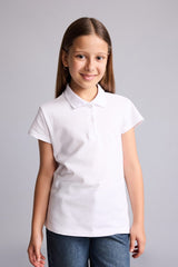 Defacto Çocuk Short Sleeve Polo T-Shirt I0427A6 - Beyaz
