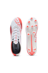 Puma ULTRA 5 PLAY FG/AG 10816901 - Beyaz/Kırmızı