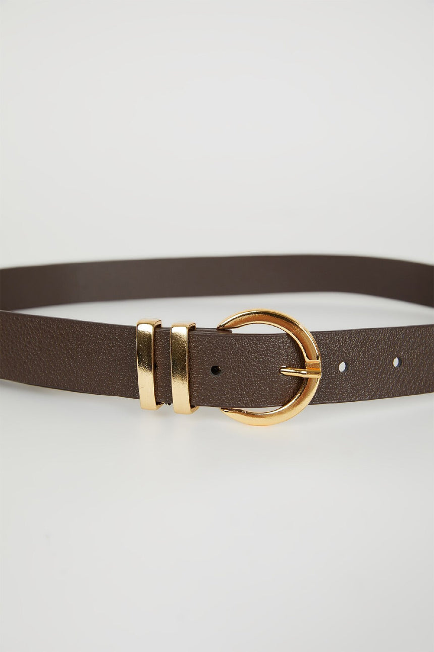 Defacto Kadın Belts B1525Ax - Koyu Kahverengi