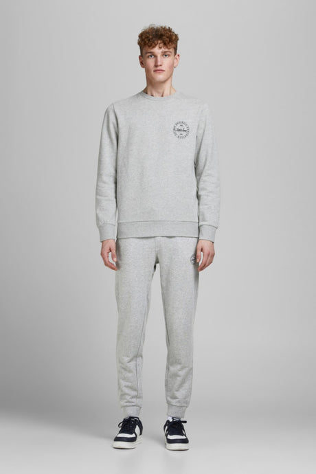 JACK&JONES JPSTGORDON SHARK SWEAT PANTS NOOS 12165322 - Açık Gri