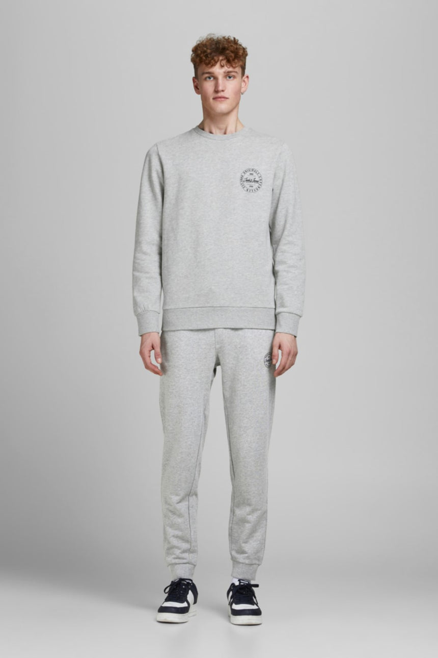 JACK&JONES JPSTGORDON SHARK SWEAT PANTS NOOS 12165322 - Açık Gri