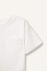 Defacto Çocuk Short Sleeve T-Shirt B7005A5 - Ekru