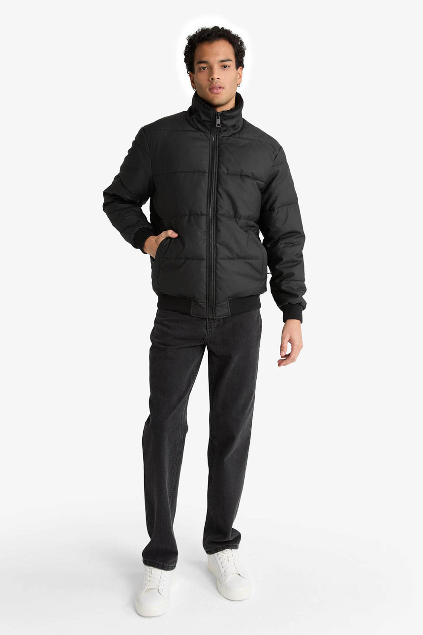 Defacto Erkek Pu Mont C5857Ax - Siyah