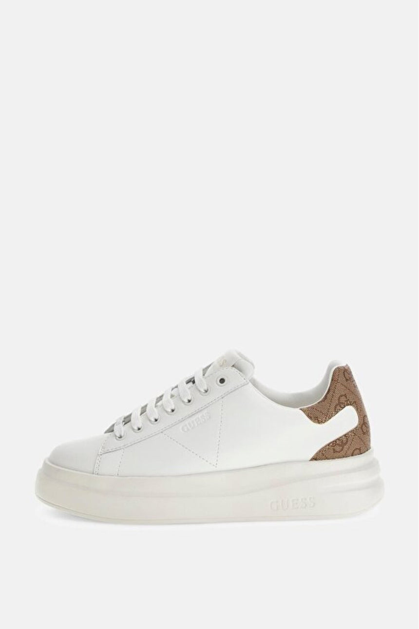 GUESS KADIN ELBINA FLJELBFAL12 - Beyaz/ Bej