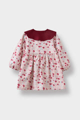 Defacto Çocuk Woven Dress D3073A5 - Ekru