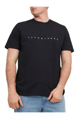JACK&JONES JJESTAR JJ TEE SS NOOS PLS 12243625 - Siyah