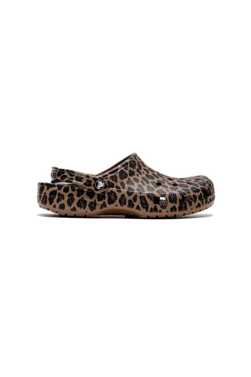CROCS UNISEX Classic Animal Clog 211800 - Kahverengi/ Leopar
