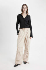 Defacto Kadın Trousers A6266Ax - Kum Beji