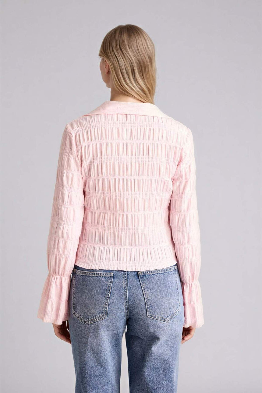 DeFacto G9491AX Kadın Bluz - Açık Pembe